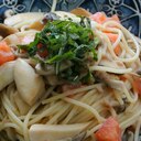 やみつき！ツナとキノコのゆず胡椒和風パスタ